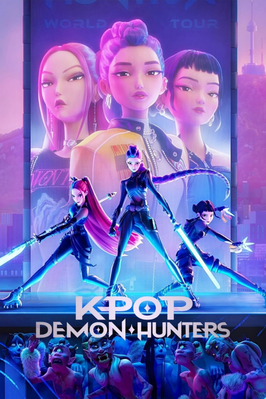 دانلود انیمیشن KPop Demon Hunters 2025 شکارچیان اهریمنِ کی-پاپ